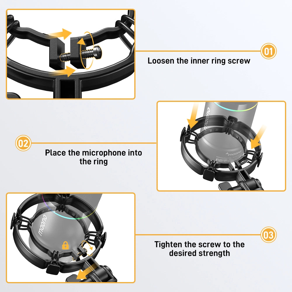 MAONO Shock Mount for PD200X Microphone