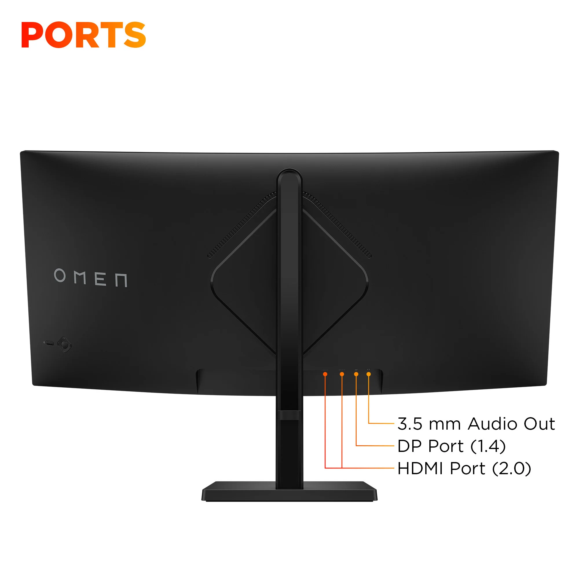 OMEN 34 inch WQHD 180Hz Curved Gaming Monitor - OMEN 34c G2