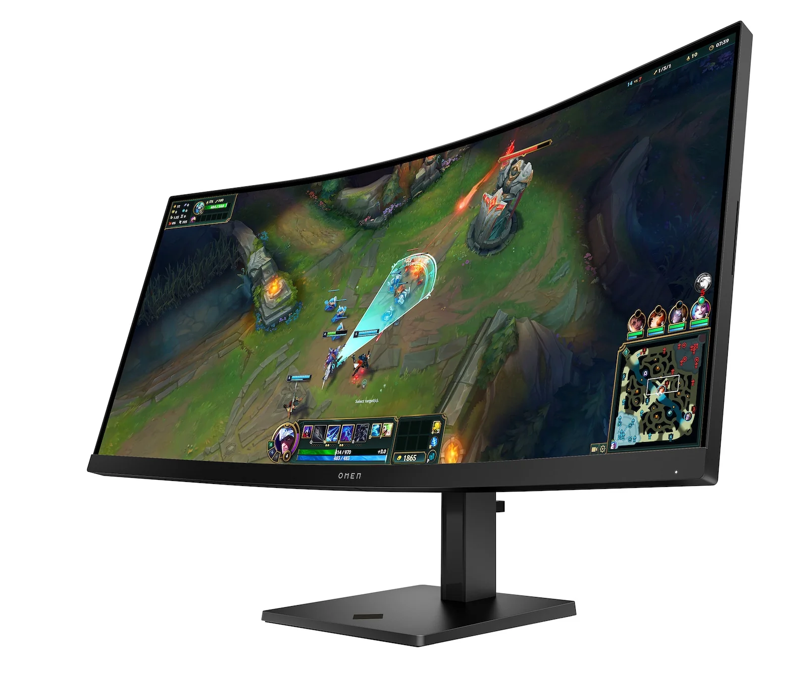 OMEN 34 inch WQHD 180Hz Curved Gaming Monitor - OMEN 34c G2